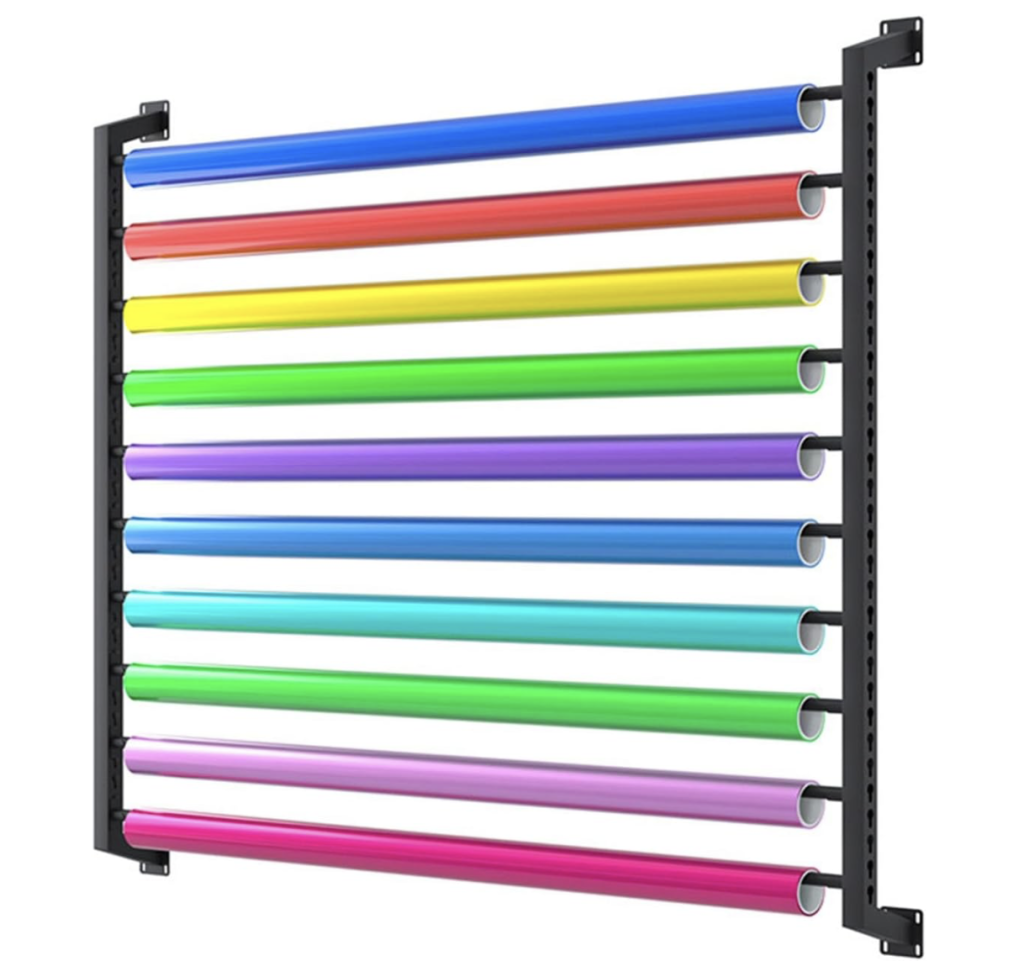 Wall-Mount Vinyl Roll Holder