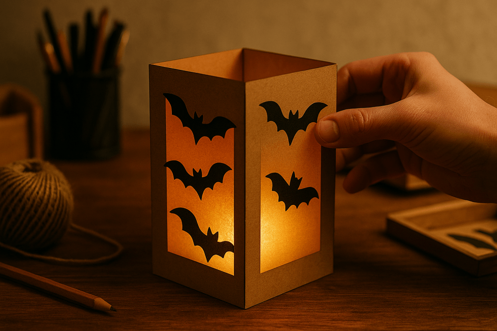 Halloween paper lantern SVG for Glowforge