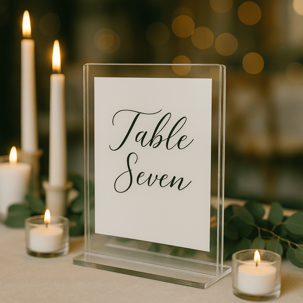 Acrylic Sign Stands