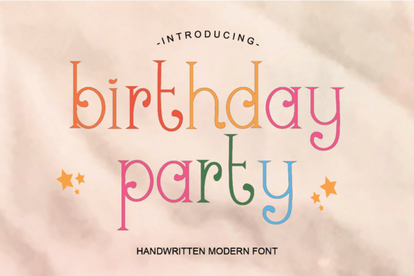 Birthday Fonts
