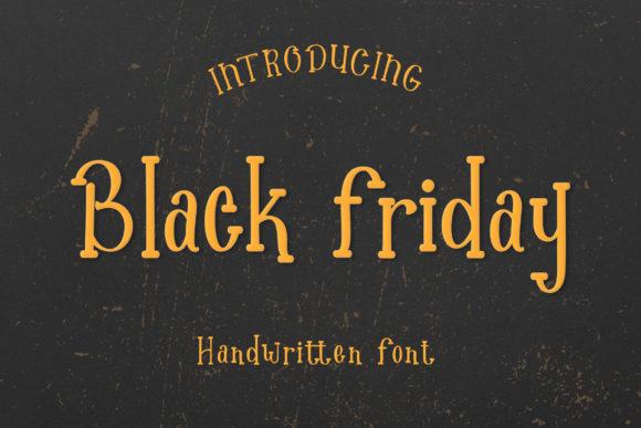 Black Friday Font