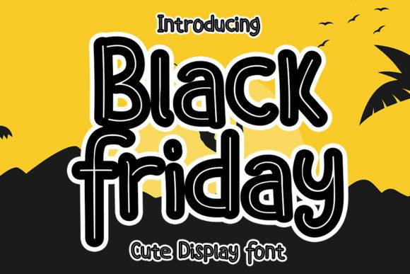 Black Friday Font