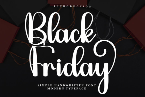 Black Friday Font