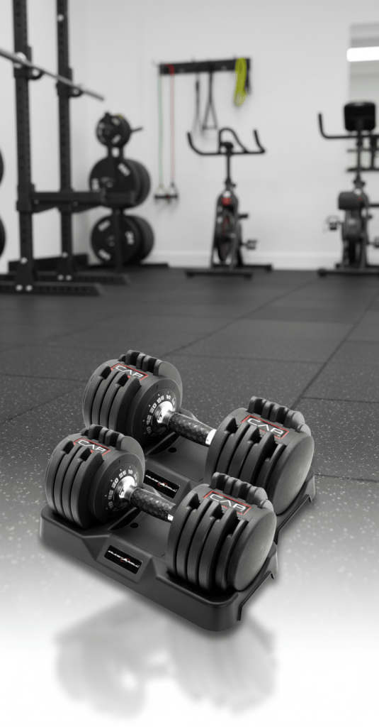 Adjustable dumbbells & benches: