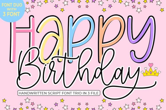 Birthday Fonts