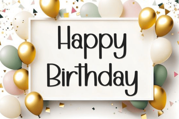 Birthday Fonts