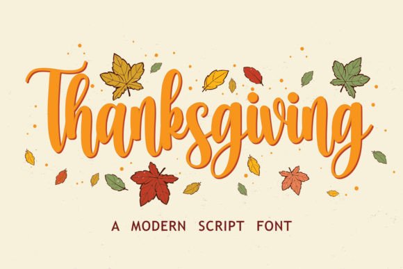 Thanksgiving Fonts