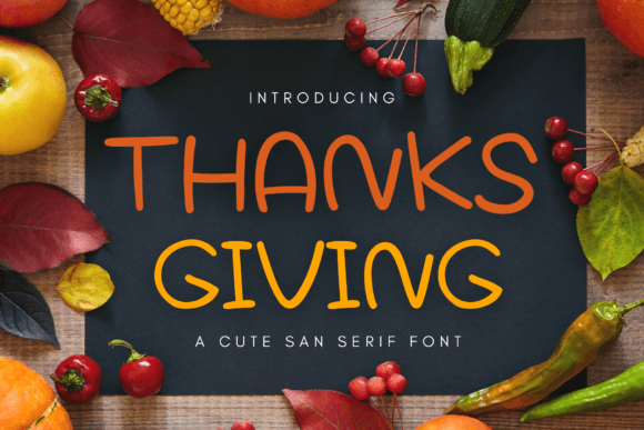 Thanksgiving Fonts