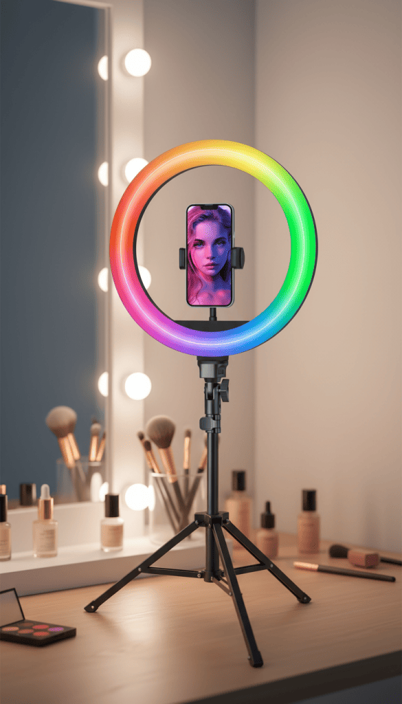 Softboxes & ring lights