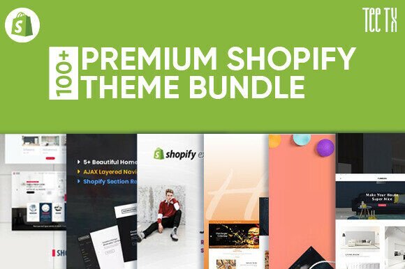 Shopify homepage template example