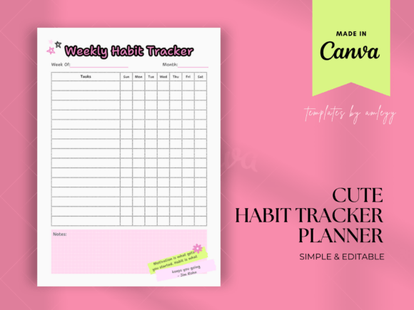 Habit Tracker Templates for KDP: Daily, Weekly & Monthly Pages