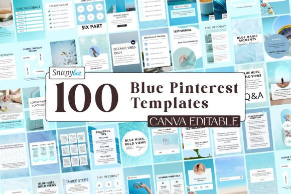 Editable Blue Pinterest Canva Pins Graphics 92142973 1 1 1