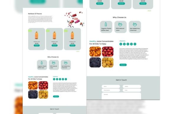 Product landing page template with offer, proof, and call to action