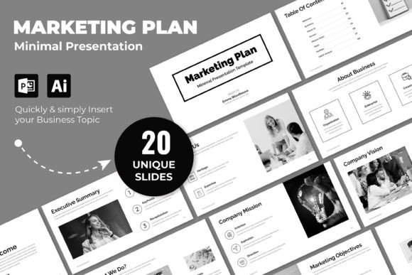 Marketing Plan Presentation Template Graphics 85115515 1 1 1