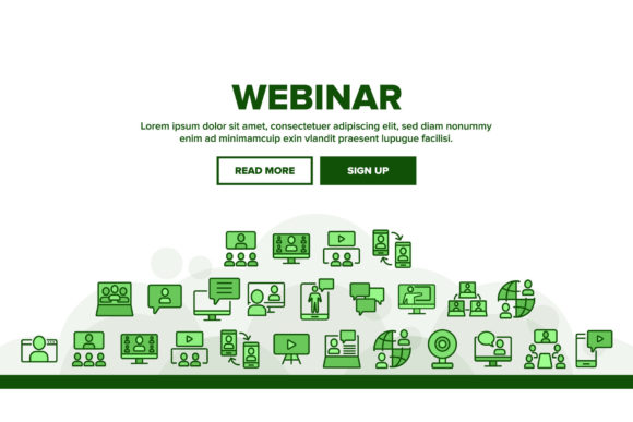 Webinar Education Landing Header Vector Graphics 13264352 1 1 1